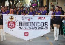 Impulsa Gobierno de Carlos Peña Ortiz talento juvenil en encuentro estatal de bandas de marcha