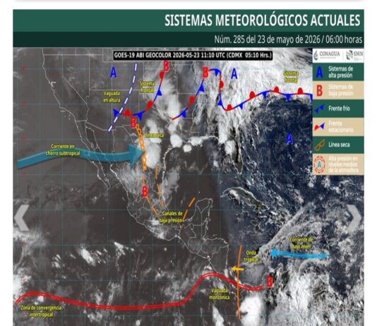 Cubre a Reynosa la posibilidad de lluvias moderadas a intensas