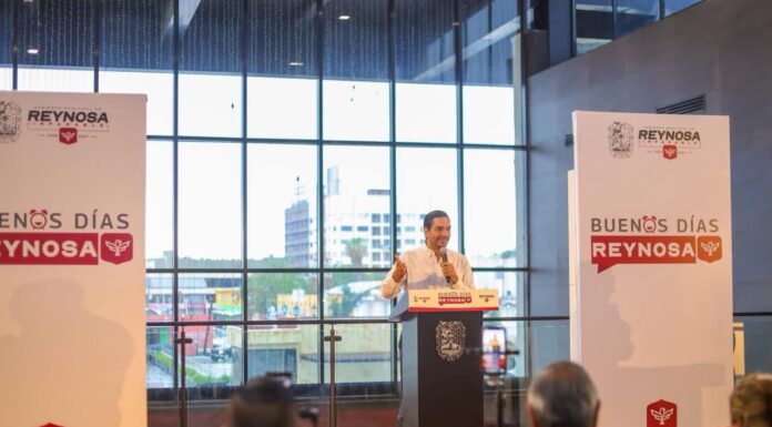 Ofreció Alcalde Carlos Peña Ortiz conferencia “Buenos Días Reynosa” y detalló acciones prioritarias para la ciudad