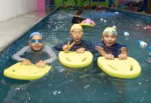 Natación fortalece desarrollo de niños de Casa Hogar