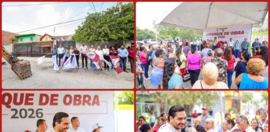Carlos Peña inicia pavimentación en Voluntad y Trabajo