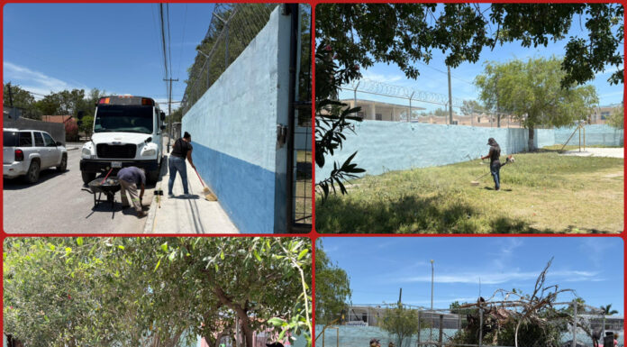 Garantiza Carlos Peña Ortiz escuelas limpias