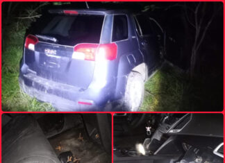 Persecución en carretera Victoria–Monterrey deja camioneta abandonada y decomiso de ponchallantas