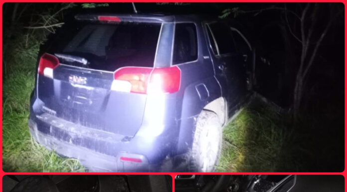 Persecución en carretera Victoria–Monterrey deja camioneta abandonada y decomiso de ponchallantas