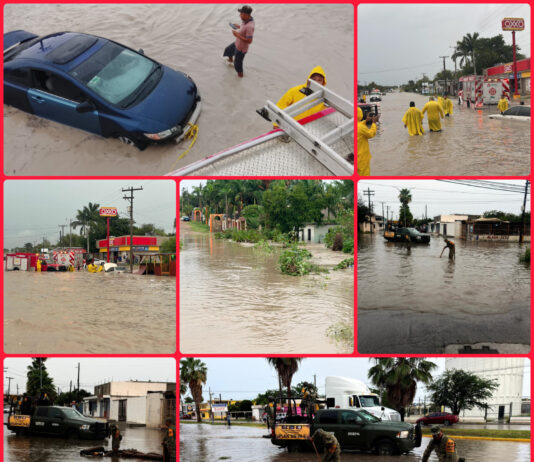 Lluvias provocan deslaves, inundaciones y activación del Plan DN-III-E en Tamaulipas
