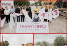 Pavimentación en Matamoros mejora movilidad en Las Torres