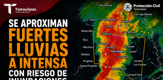 ALERTA POR LLUVIAS INTENSAS EN MATAMOROS