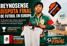 Reynosense disputa final de futbol en Europa