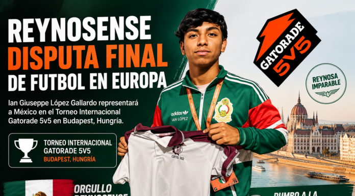 Reynosense disputa final de futbol en Europa
