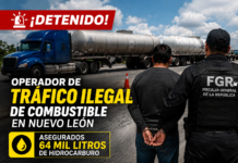CAE PRESUNTO TRAFICANTE DE COMBUSTIBLE EN NUEVO LEÓN