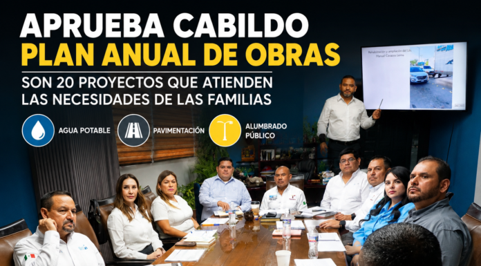 Plan Anual de Obras aprueba 20 proyectos en Miguel Alemán