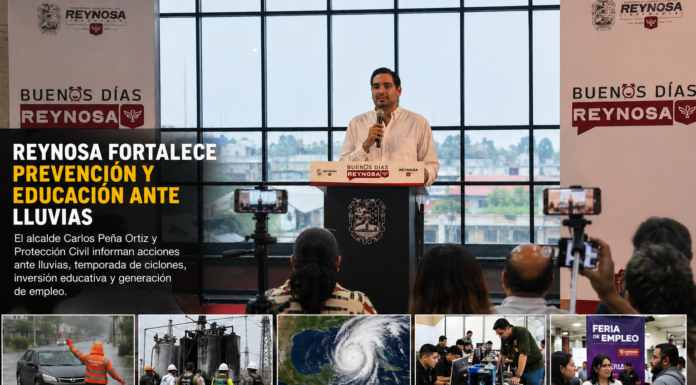 Reynosa fortalece prevención y educación