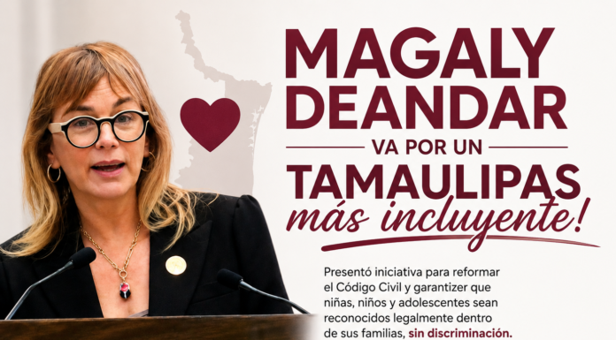 Magaly Deandar propone reformar el Código Civil para garantizar derechos de niñas y niños en Tamaulipas