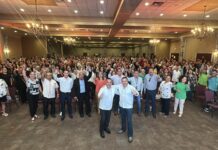 HAMSHO E IBARRA SELLAN ALIANZA Y MOVILIZAN AL MAGISTERIO DE TAMAULIPAS