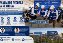 Regresa Walmart a Reynosa con inversión de 600 millones de pesos y más de 200 empleos directos