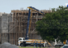 Colapso de losa en obra de Ciudad Victoria deja cinco trabajadores lesionados