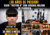 Condenan a más de 30 años de prisión a hombre detenido con arsenal militar en Tlaxcala