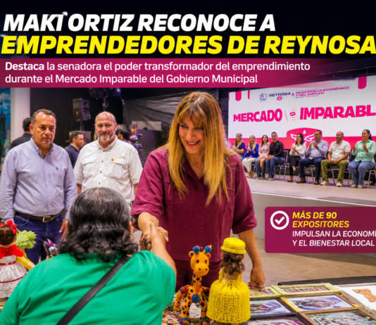 Maki Ortiz reconoce a emprendedores en Mercado Imparable
