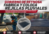 Gobierno de Reynosa fabrica y coloca rejillas pluviales