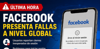 Facebook registra fallas en distintas regiones; usuarios reportan problemas para iniciar sesión