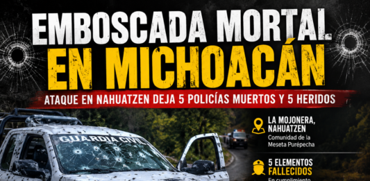 Emboscada en Nahuatzen deja cinco policías muertos; despliegan operativo en la Meseta Purépecha