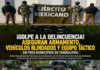 Ejército y Fiscalía estatal aseguran armamento, cartuchos y vehículos con blindaje artesanal en tres municipios de Tamaulipas