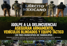 Ejército y Fiscalía estatal aseguran armamento, cartuchos y vehículos con blindaje artesanal en tres municipios de Tamaulipas