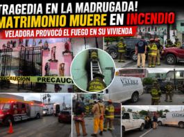 Tragedia en Nuevo Laredo: matrimonio muere intoxicado tras incendio provocado presuntamente por una veladora