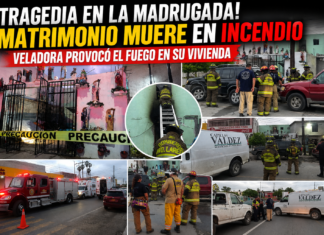 Tragedia en Nuevo Laredo: matrimonio muere intoxicado tras incendio provocado presuntamente por una veladora