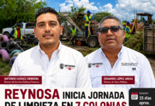 Jornada de limpieza inicia en siete colonias de Reynosa