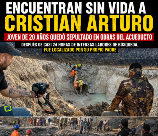 Localizan sin vida a joven trabajador tras colapso en obra del acueducto de Ciudad Victoria