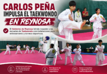 Carlos Peña impulsa el Taekwondo en Reynosa
