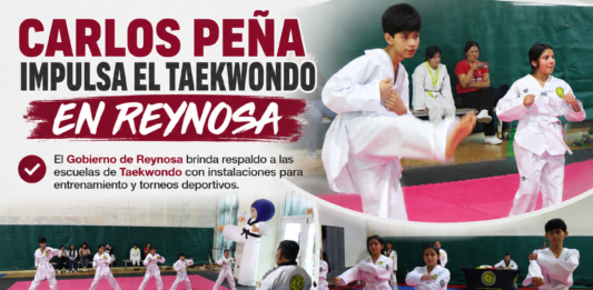Carlos Peña impulsa el Taekwondo en Reynosa