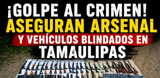 Ejército asegura arsenal de alto poder y cinco vehículos durante operativo en Matamoros