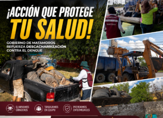 Beto Granados refuerza la prevención del dengue con jornadas de descacharrización en Matamoros