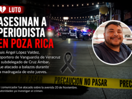 Asesinan en Poza Rica a Luis Ángel López Valdez, reportero de Vanguardia de Veracruz