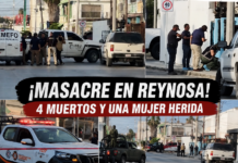 Investigan agresión contra una familia en Reynosa; cuatro personas fallecieron y una mujer resultó lesionada