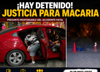 Detienen al presunto responsable del accidente en el que murió la pequeña Macaria en Matamoros