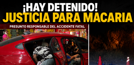 Detienen al presunto responsable del accidente en el que murió la pequeña Macaria en Matamoros