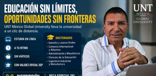 UNT México impulsa educación en línea con becas y programas de licenciatura y doctorado