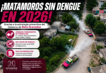 Mantiene Matamoros saldo blanco por dengue gracias a estrategia preventiva del Gobierno Municipal