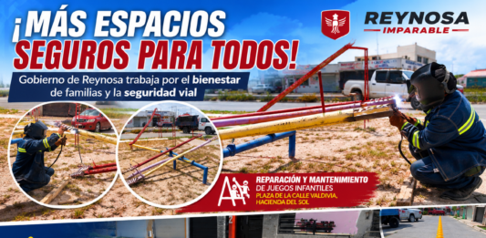 Reynosa mejora plazas y refuerza seguridad vial