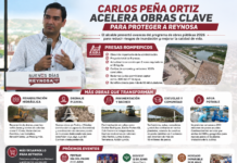 Carlos Peña acelera obras clave para proteger a Reynosa de inundaciones