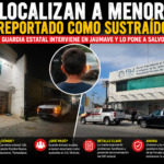 Guardia Estatal localiza a menor reportado como sustraído en Jaumave; Fiscalía investigará situación de custodia