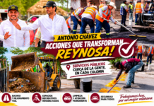 Antonio Chávez supervisa acciones permanentes para mejorar servicios en Reynosa