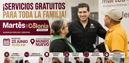 Beto Granados convoca a las familias de Matamoros a participar en una nueva jornada de “Martes en tu Colonia Renovado”