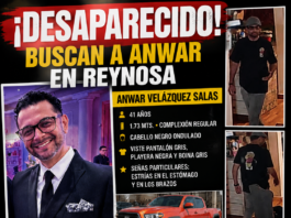 Continúa la búsqueda de Anwar Velázquez Salas; autoridades y colectivos mantienen operativo en Reynosa
