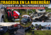 Aumenta a tres el número de víctimas mortales del accidente en la carretera Ribereña
