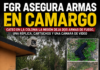 Cateo en Camargo permite a la FGR asegurar armas, cartuchos y equipo de vigilancia