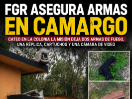 Cateo en Camargo permite a la FGR asegurar armas, cartuchos y equipo de vigilancia